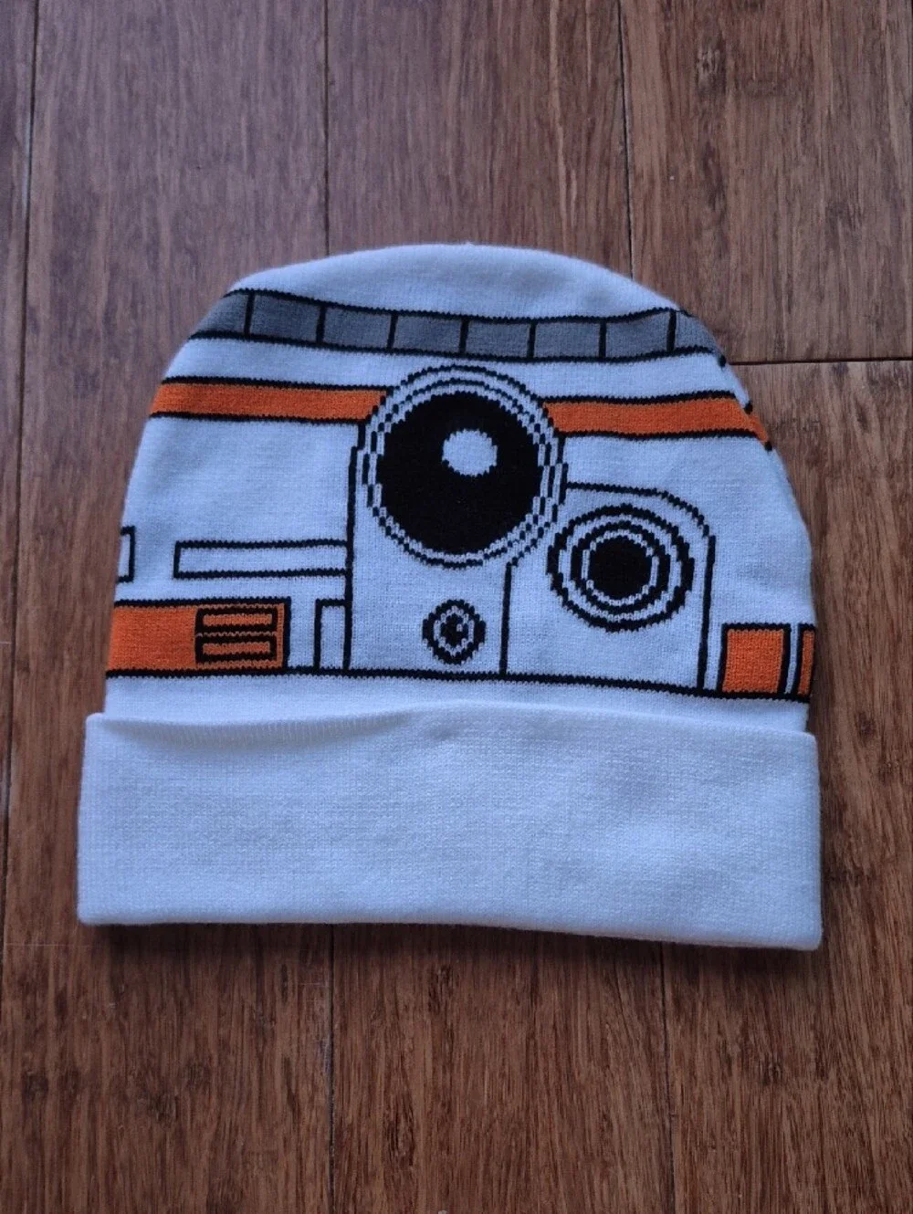 Star Wars BB-8 Graphic Beanie - White & Orange